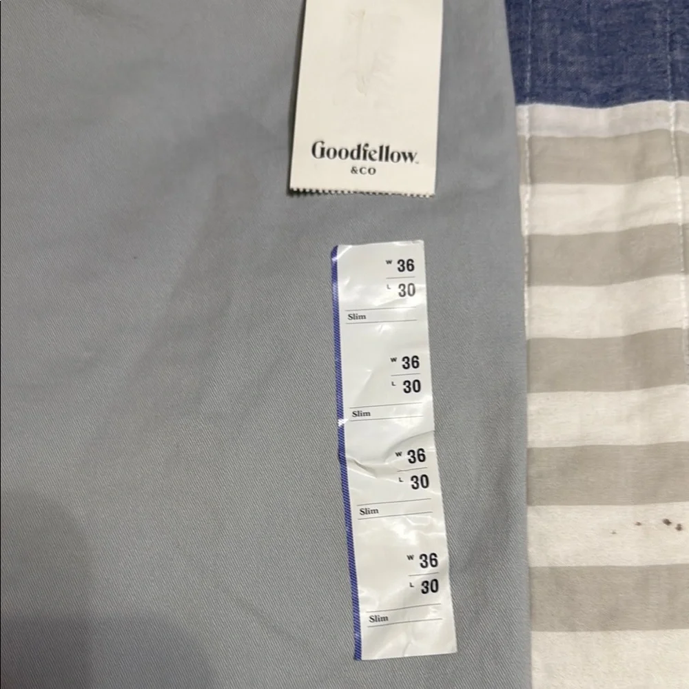 Goodfellow & Co Gray Chinos Versatile Cotton Blend